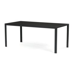 Zahradní stůl 180x90cm, hliník, polywood, šedá, AZT-C1211 GREY