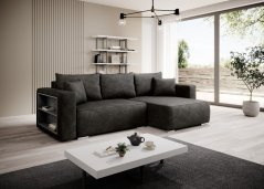 Rozkládací rohová sedačka MARKO (275 x 152) cm – rozklad a úložný prostor