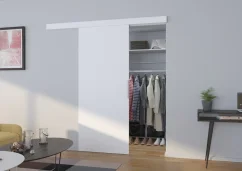Posuvné nástěnné dveře PIXI 76 bílá (76 x 205) cm – záruka 4 roky
