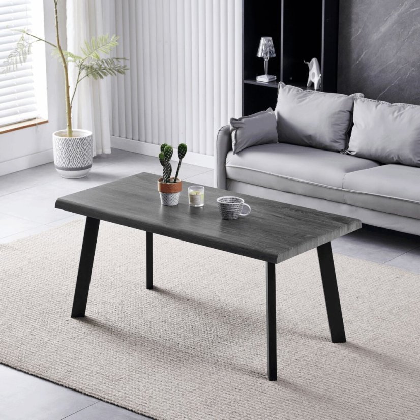 Konferenční stolek 60x120cm, mdf, šedá, CT-F4512 GREY - Barva: přírodní#eup349671euv3