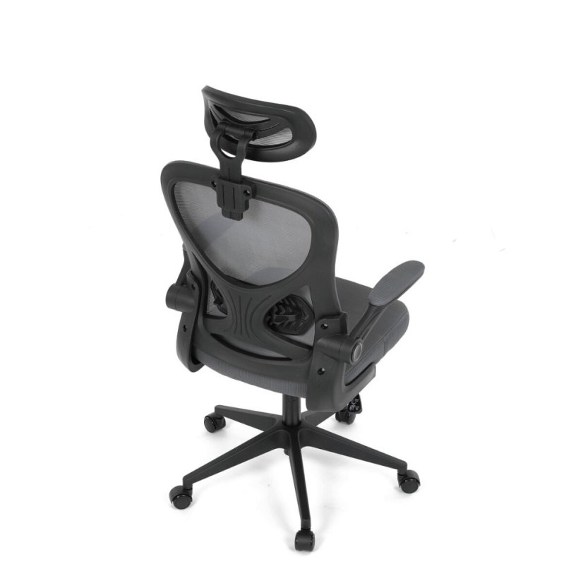 Kancelářská židle, houpací mechanismus, šedá, KA-K2021 GREY