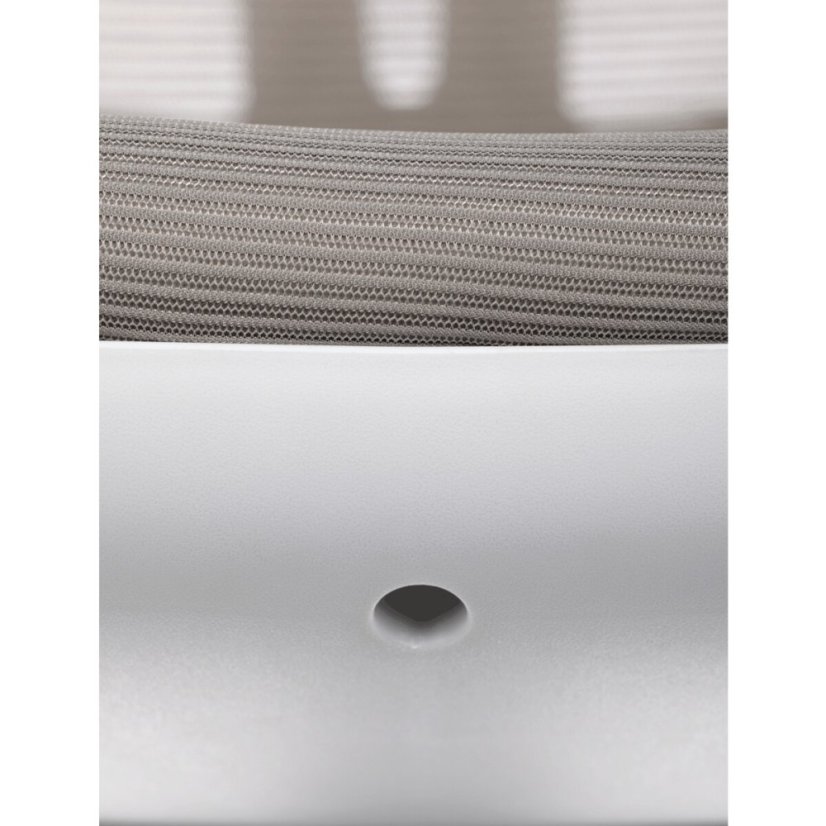 Dětská židle, výškově nastavitelná, šedá síťovina, KA-C801 GREY