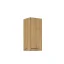 Horní skříňka, Monro 30 G-72 1F, černý mat / dub artisan (30 x 71,5) cm