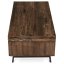 Konferenční stolek 120x60x48cm, masiv, old wood, AHG-536 PINE