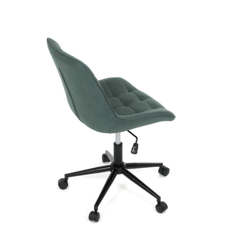 Pracovní židle, výškově nastavitelná, zelená látka, KA-V3120 GRN3