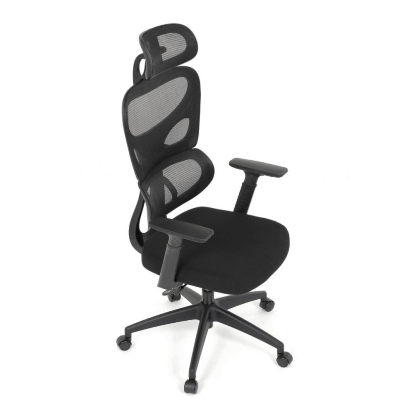 Kancelářská židle, houpací mechanismus, černá, KA-K2080 BK