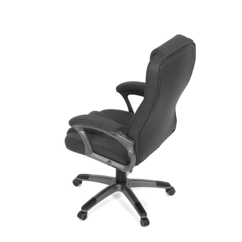 Kancelářské křeslo, houpací mechanismus, černá látka, KA-C713 BK2