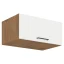 Horní skříňka, VEGA 80 Nagu-36 1F, dub lancelot / bílá extra vysoký lesk HG (80 x 36) cm