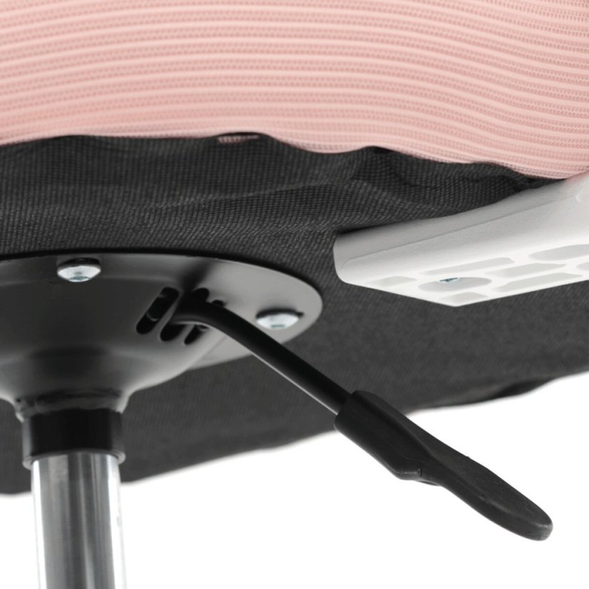 Dětská židle, výškově nastavitelná, růžová síťovina, KA-W8008 PINK