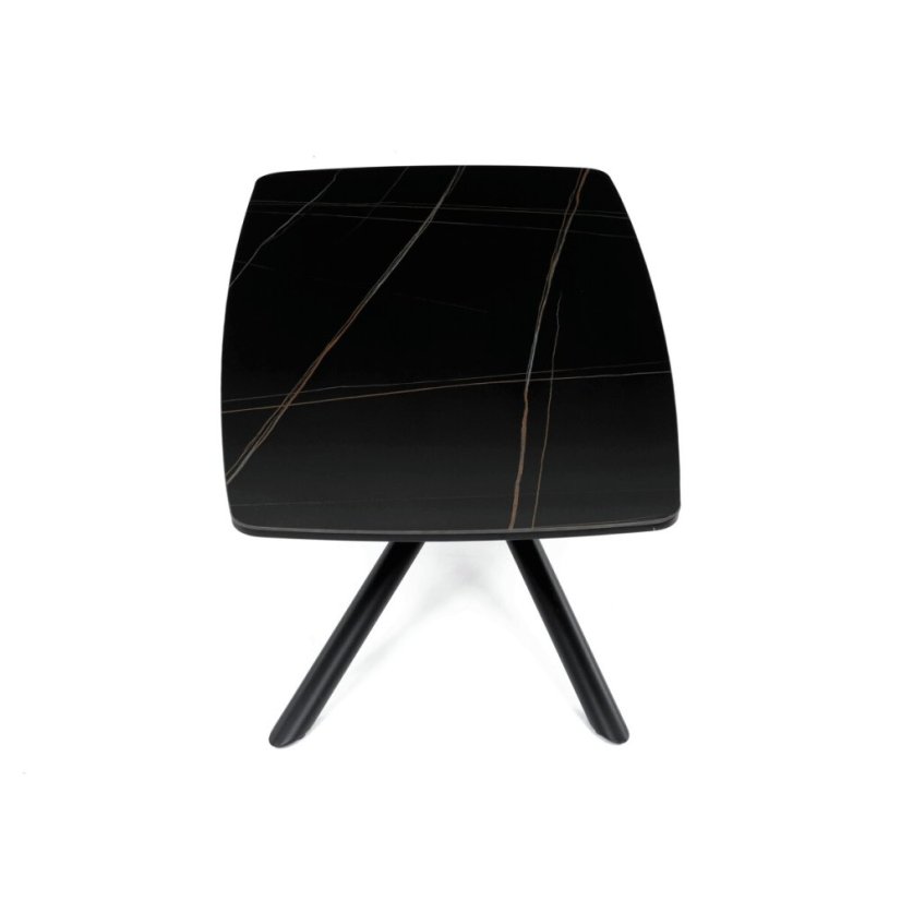 Konferenční stolek 120x70x46cm, slinutá keramika, mramor, AHG-X7227 BK