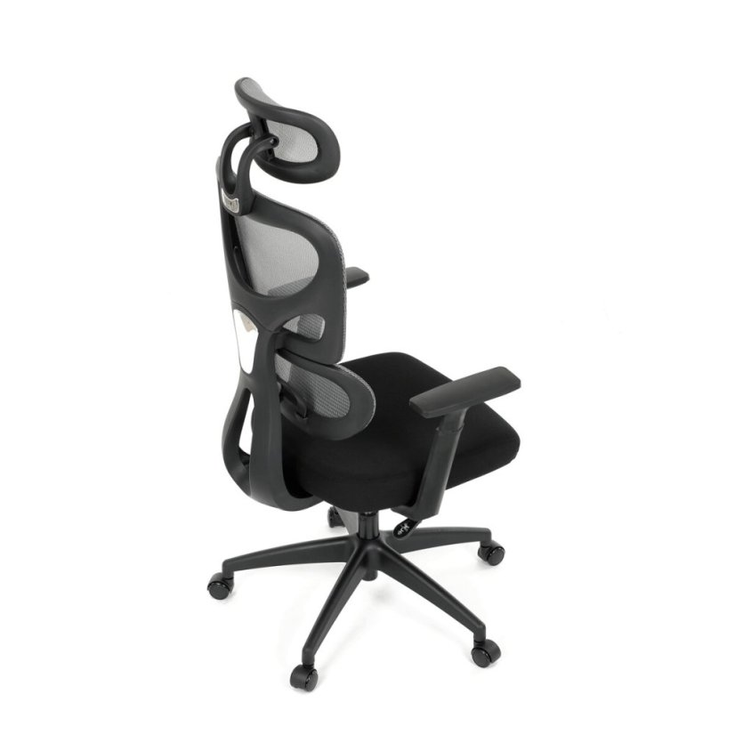 Kancelářská židle, houpací mechanismus, šedá, KA-K2080 GREY