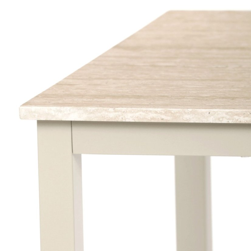 Jídelní stůl 110x70x75cm, mdf, travertin, GDT-202 TRV