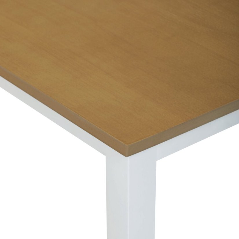 Jídelní set 1+4, rozměr stolu 120x75x75 cm, MDF, dýha, masivní nohy, moření dub
