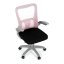 Dětská židle, výškově nastavitelná, růžová síťovina, KA-K2008 PINK