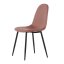 Jídelní židle, růžová, sametová látka, CT-971 PINK4