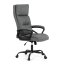 Kancelářské křeslo, houpací mechanismus, šedá ekokůže, KA-Y346 GREY