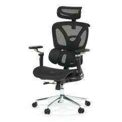 Kancelářská židle, synchronní mechanismus, černá síťovina, KA-B2363 BK - Barva (vyberte): černá