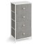 Komoda 45x30x92cm, mdf, šedá, AUK-E1031 GREY - Barva: bílá#eup349561euv2