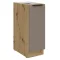 Spodní skříňka s výsuvným košem FRISBO 30 D CARGO BB, sandgrau/dub artisan (30 x 82) cm