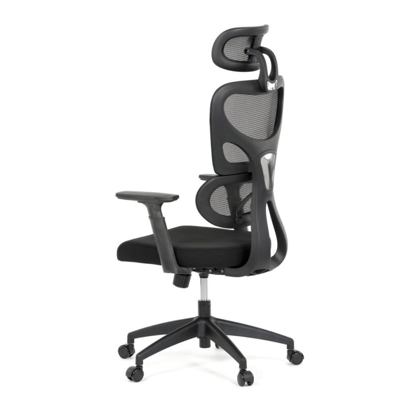 Kancelářská židle, houpací mechanismus, černá, KA-K2080 BK
