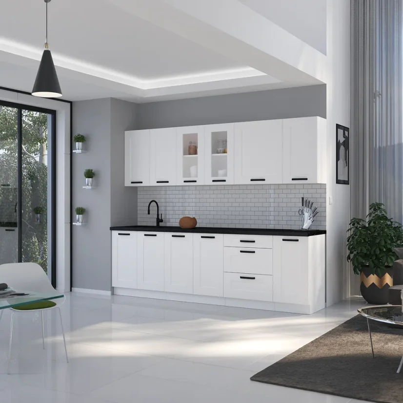 Horní skříňka, bílá, LULA 30 G-90 1F