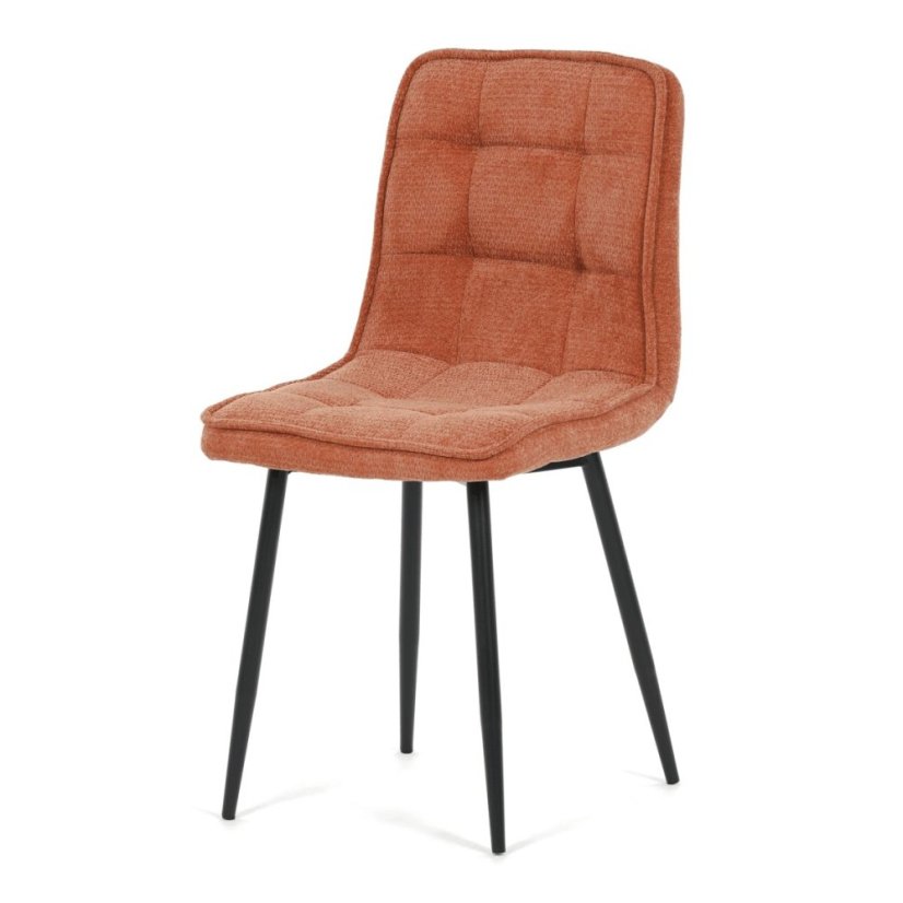Jídelní židle, šedá, látka, CT-G2048 GREY2 - Barva: oranžová#eup349703euv3