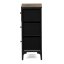 Komoda 45x30x77cm, mdf, vícebarevná, AUK-W2001 BK