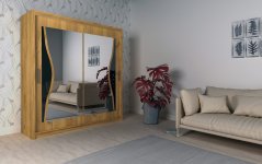 Šatní skříň BUKET 180 dub wotan