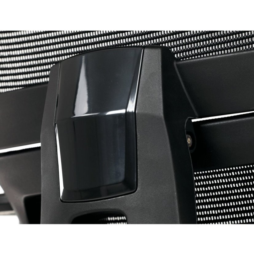 Kancelářská židle, houpací mechanismus, červená síťovina, KA-B1025 BOR