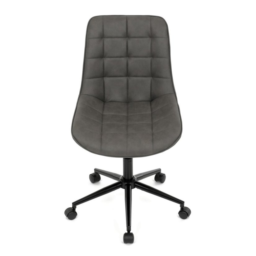 Pracovní židle, výškově nastavitelná, šedá látka, KA-V3120 GREY3