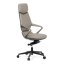 Kancelářské křeslo, houpací mechanismus, šedá ekokůže, KA-T8426 GREY