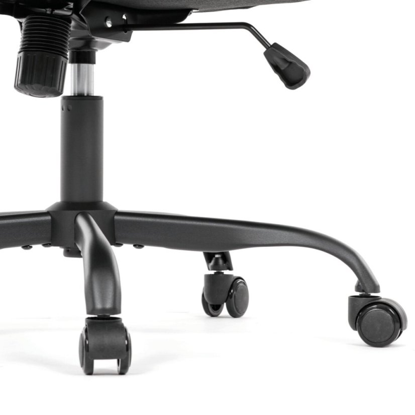 Kancelářské křeslo, houpací mechanismus, šedá ekokůže, KA-Y346 GREY