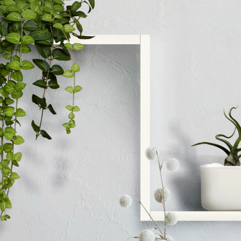 Příruční stolek, bílá, VALMAR DOPRODEJ*