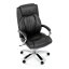 Kancelářské křeslo, houpací mechanismus, šedá ekokůže, KA-F1385 GREY