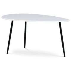 Odkládací stolek 100x60x50cm, mdf, bílá, AF-3012 WT
