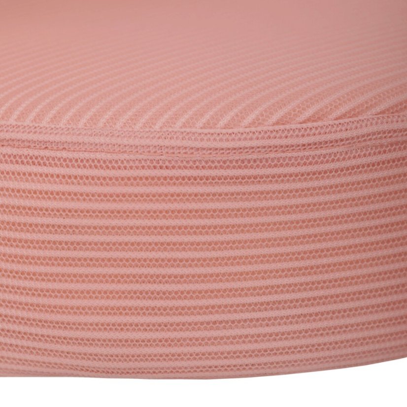 Dětská židle, výškově nastavitelná, růžová síťovina, KA-K1062 PINK