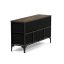 Komoda 103x30x56cm, mdf, vícebarevná, AUK-W2103 BK