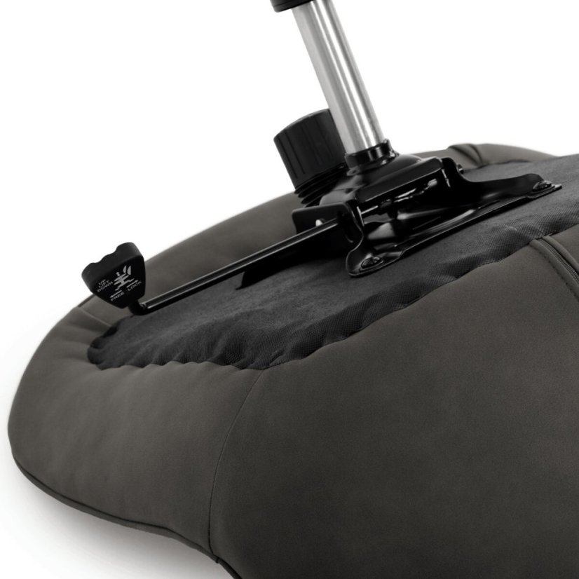 Pracovní židle, výškově nastavitelná, šedá látka, KA-V3120 GREY3