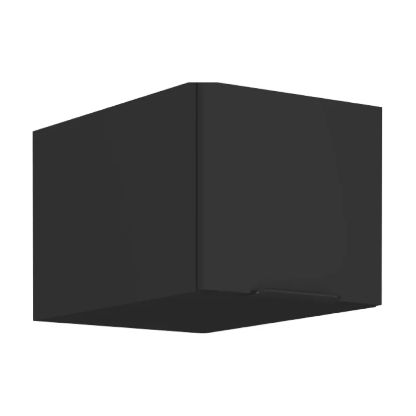 Horní skříňka SIBER 40 NAGU-36 1F, černá (40 x 36) cm