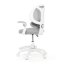 Dětská židle, výškově nastavitelná, šedá síťovina, KA-W8008 GREY