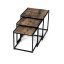 Konferenční stolek 45x45x45cm, mdf, old wood, AF-3003 OLW