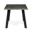 Jídelní stůl 160x90cm, mdf, šedý dub, HT-F4516 GREY - Barva (vyberte): hnědá#eup349730euv2