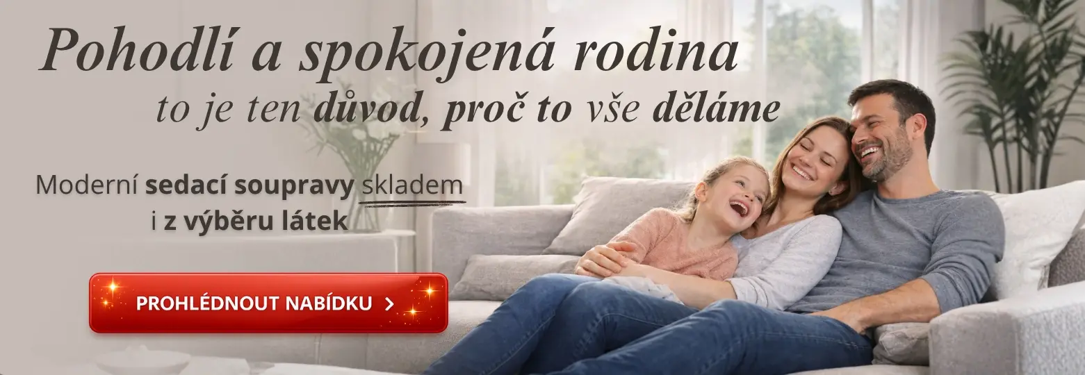 Sedací nábytek skladem