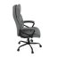 Kancelářské křeslo, houpací mechanismus, šedá ekokůže, KA-Y346 GREY