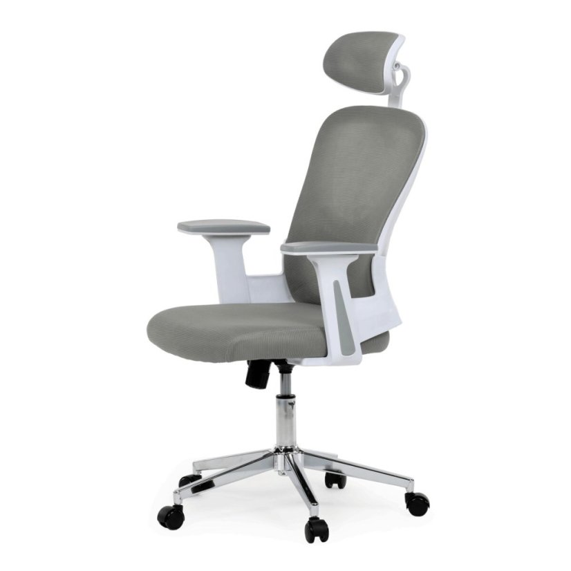 Kancelářská židle, houpací mechanismus, šedá, KA-K2031 GREY