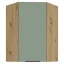 Horní rohová skříňka, aquamarine/dub artisan, ARSANY 60x60 GN-90 1F