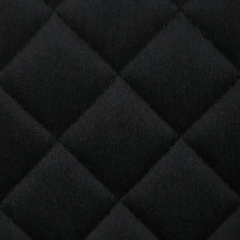 Jídelní židle, černá, sametová látka, DCL-973 BK4