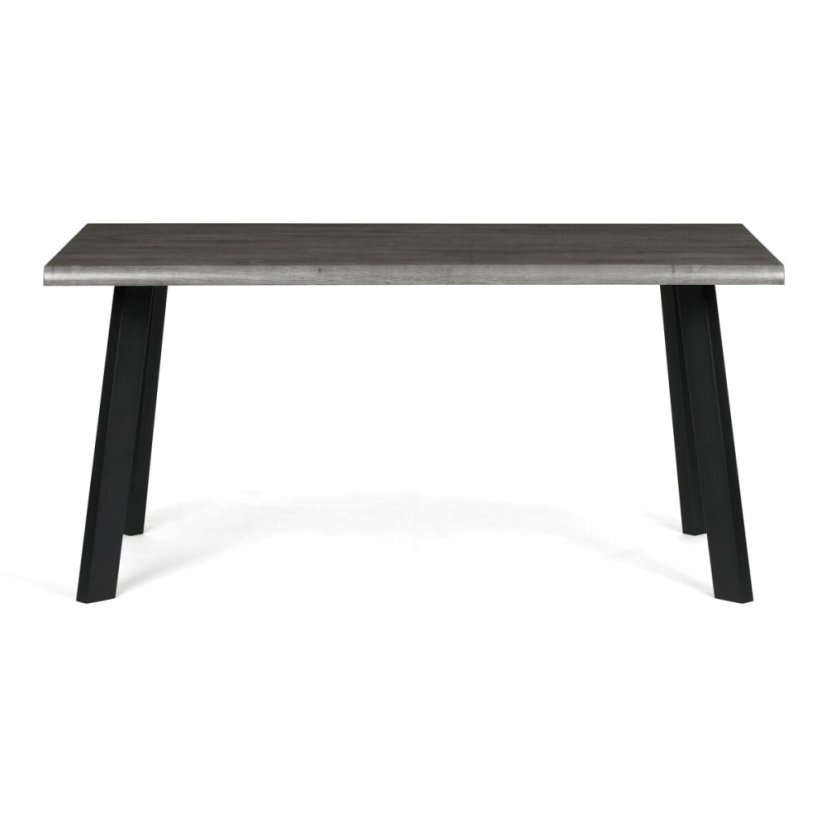 Jídelní stůl 160x90cm, mdf, šedý dub, HT-F4516 GREY - Barva (vyberte): hnědá#eup349730euv2
