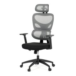 Kancelářská židle, houpací mechanismus, šedá, KA-K2080 GREY