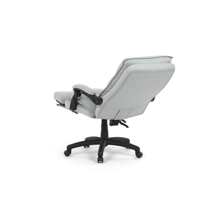 Kancelářské křeslo, synchronní mechanismus, stříbrná látka, KA-Y350 SIL